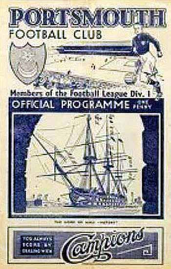 programme cover for Portsmouth v Chelsea, 6th Feb 1937
