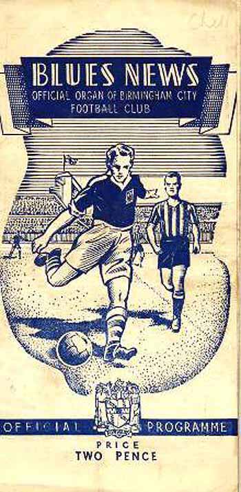 programme cover for Birmingham City v Chelsea, 28th Aug 1948