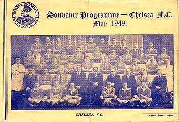 programme cover for UK Services Malta v Chelsea, 14th May 1949