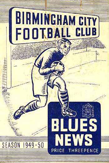 programme cover for Birmingham City v Chelsea, 20th Aug 1949