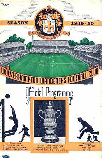 programme cover for Wolverhampton Wanderers v Chelsea, 29th Oct 1949