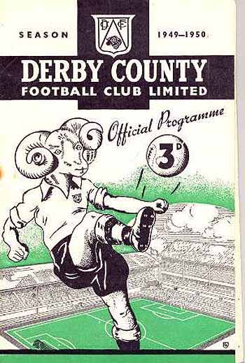 programme cover for Derby County v Chelsea, 24th Dec 1949