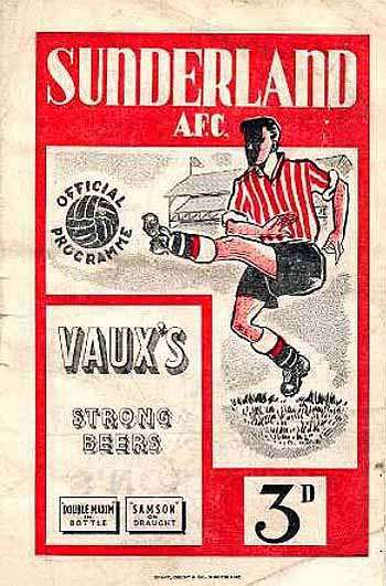 programme cover for Sunderland v Chelsea, 17th Mar 1951