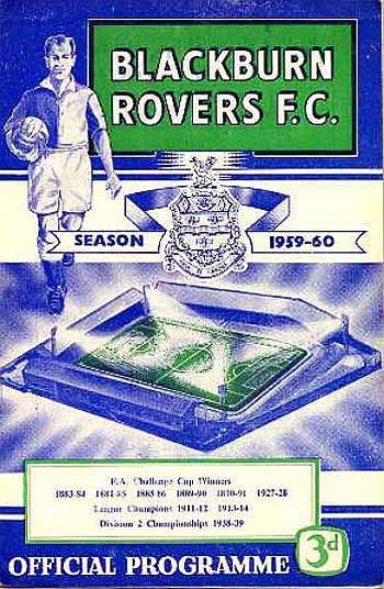 programme cover for Blackburn Rovers v Chelsea, Wednesday, 30th Mar 1960