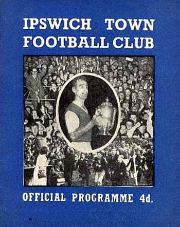 programme cover for Ipswich Town v Chelsea, 2nd Dec 1961