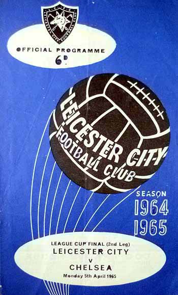programme cover for Leicester City v Chelsea, Monday, 5th Apr 1965