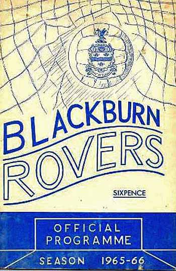 programme cover for Blackburn Rovers v Chelsea, Saturday, 16th Oct 1965