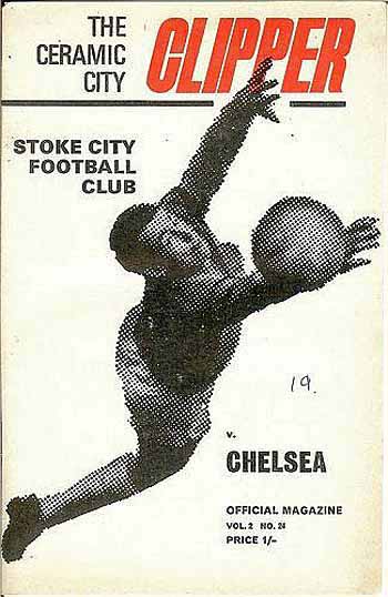 programme cover for Stoke City v Chelsea, 13th Apr 1970