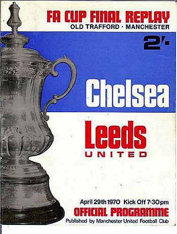 programme cover for Leeds United v Chelsea, 29th Apr 1970