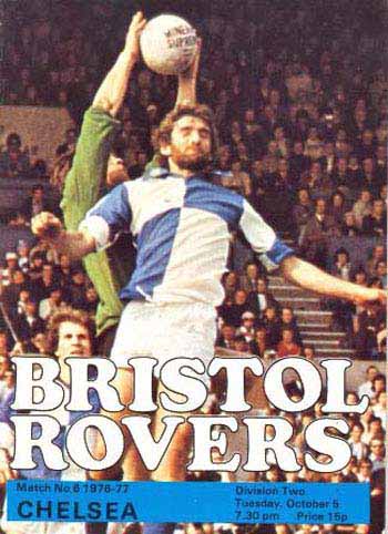 programme cover for Bristol Rovers v Chelsea, 5th Oct 1976