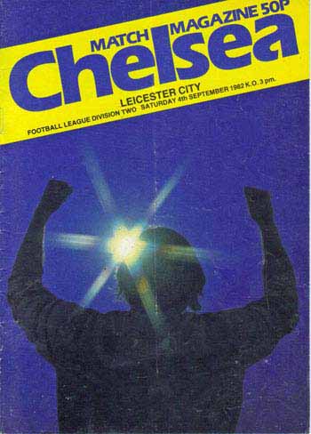 programme cover for Chelsea v Leicester City, 4th Sep 1982