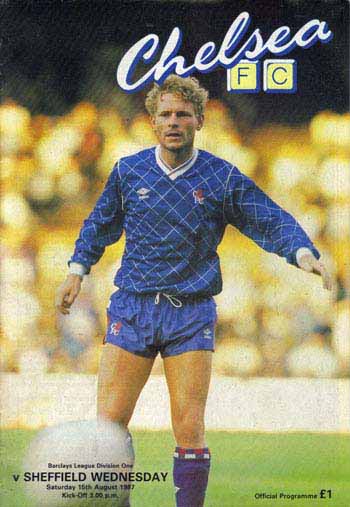 programme cover for Chelsea v Sheffield Wednesday, Saturday, 15th Aug 1987