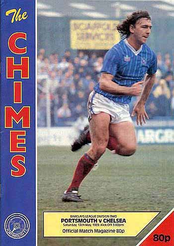 programme cover for Portsmouth v Chelsea, 13th May 1989