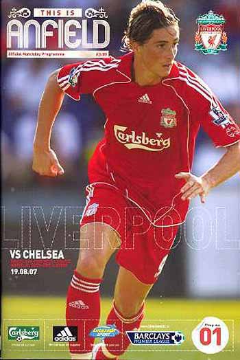 programme cover for Liverpool v Chelsea, 19th Aug 2007