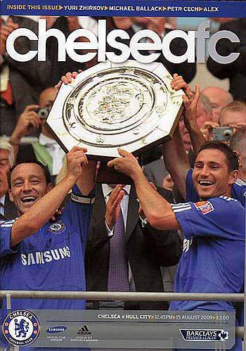 programme cover for Chelsea v Hull City, 15th Aug 2009
