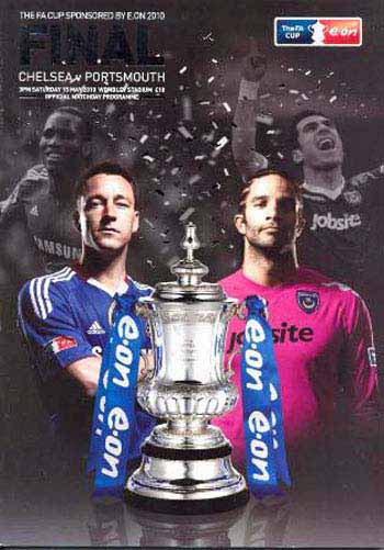 programme cover for Portsmouth v Chelsea, 15th May 2010