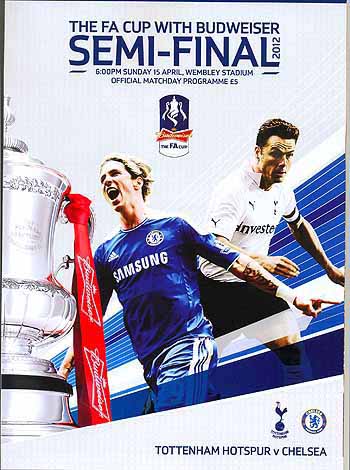 programme cover for Tottenham Hotspur v Chelsea, 15th Apr 2012