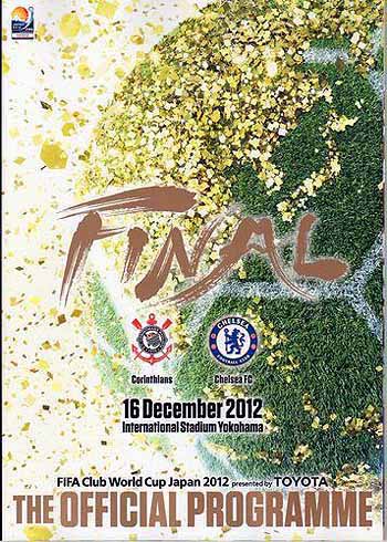 programme cover for Corrinthians (Brazil) v Chelsea, 16th Dec 2012