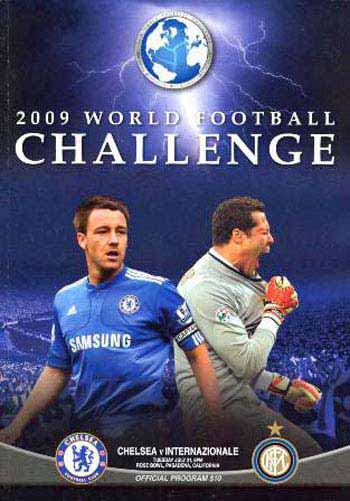 programme cover for Inter Milan v Chelsea, 21st Jul 2009