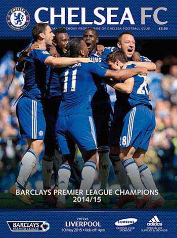 programme cover for Chelsea v Liverpool, 10th May 2015