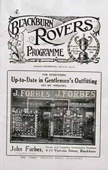 programme cover for Blackburn Rovers v Chelsea, 28th Apr 1923