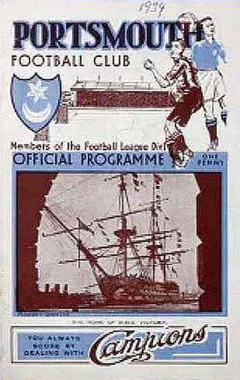 programme cover for Portsmouth v Chelsea, 1st Dec 1934