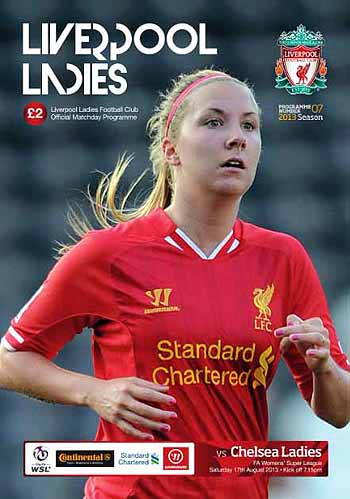 programme cover for Liverpool v Chelsea, Saturday, 17th Aug 2013