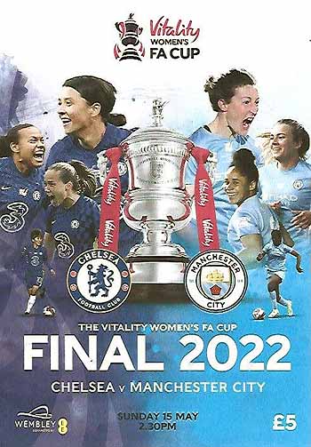 programme cover for Manchester City v Chelsea, Sunday, 15th May 2022