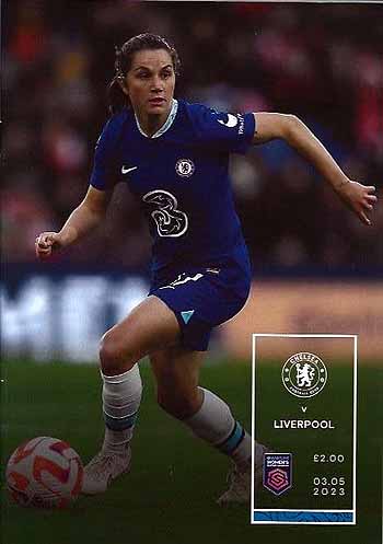 programme cover for Chelsea v Liverpool, Wednesday, 3rd May 2023