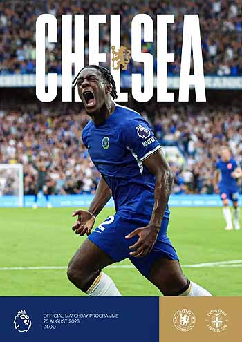 programme cover for Chelsea v Luton Town, Friday, 25th Aug 2023