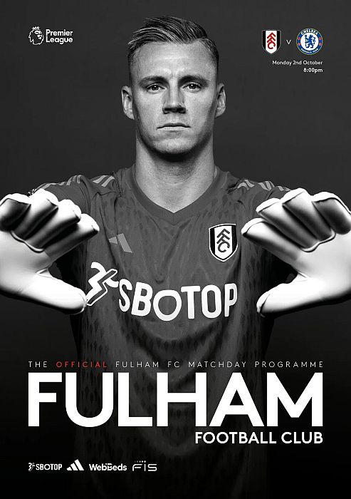 programme cover for Fulham v Chelsea, 2nd Oct 2023