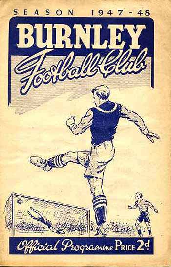 programme cover for Burnley v Chelsea, 6th Dec 1947
