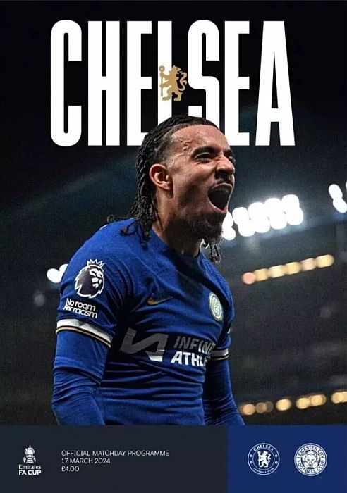 programme cover for Chelsea v Leicester City, Sunday, 17th Mar 2024