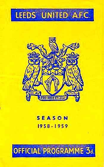 programme cover for Leeds United v Chelsea, 28th Mar 1959