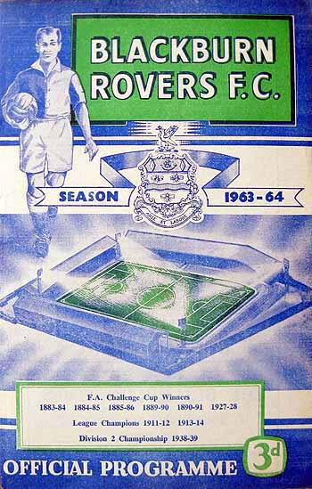 programme cover for Blackburn Rovers v Chelsea, 16th Sep 1963