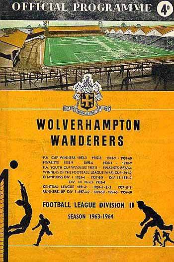 programme cover for Wolverhampton Wanderers v Chelsea, Saturday, 28th Sep 1963