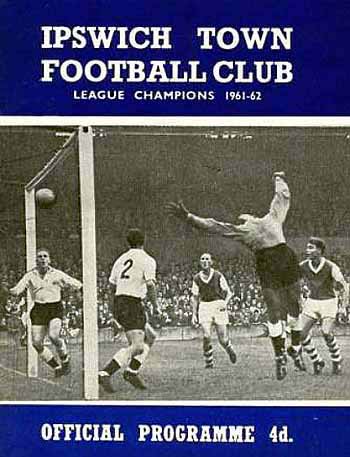 programme cover for Ipswich Town v Chelsea, Saturday, 12th Oct 1963