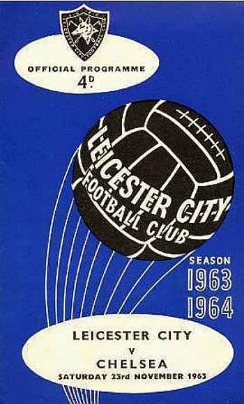 programme cover for Leicester City v Chelsea, Saturday, 23rd Nov 1963