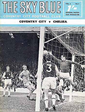 programme cover for Coventry City v Chelsea, 10th Sep 1968