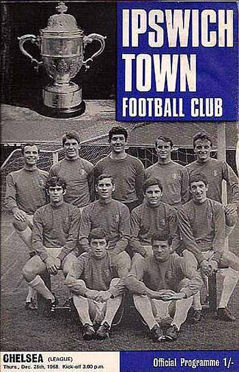 programme cover for Ipswich Town v Chelsea, 26th Dec 1968