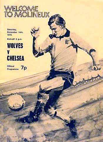 programme cover for Wolverhampton Wanderers v Chelsea, Saturday, 16th Dec 1972