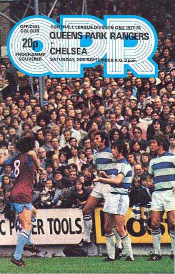 programme cover for Queens Park Rangers v Chelsea, 24th Sep 1977
