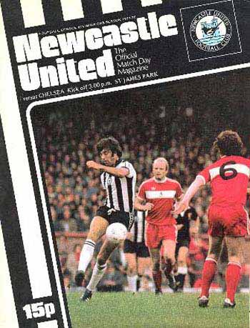 programme cover for Newcastle United v Chelsea, 22nd Oct 1977