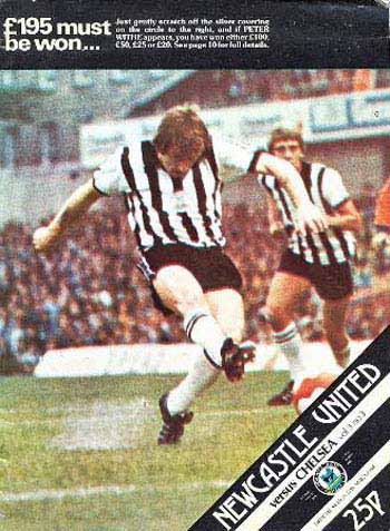 programme cover for Newcastle United v Chelsea, Saturday, 1st Sep 1979