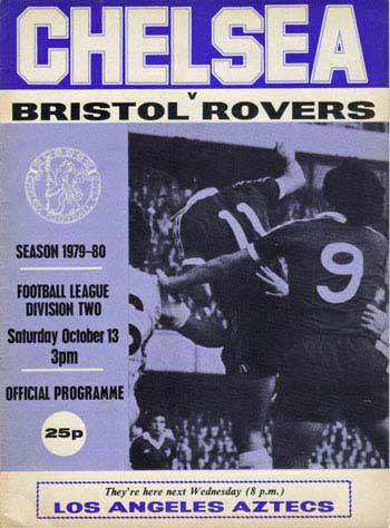 programme cover for Chelsea v Bristol Rovers, 13th Oct 1979
