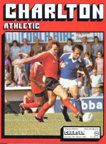 programme cover for Charlton Athletic v Chelsea, Saturday, 29th Mar 1980