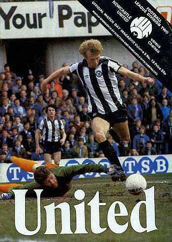 programme cover for Newcastle United v Chelsea, 27th Mar 1982