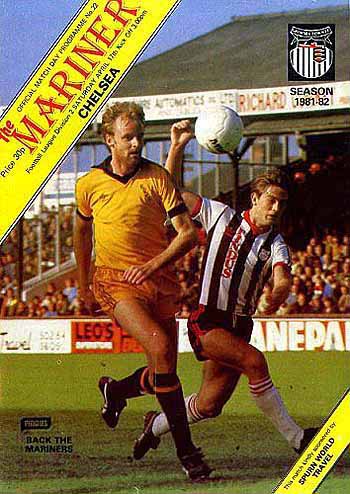 programme cover for Grimsby Town v Chelsea, Saturday, 17th Apr 1982