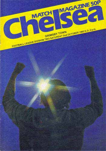 programme cover for Chelsea v Grimsby Town, Saturday, 2nd Oct 1982