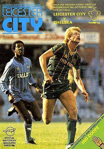 programme cover for Leicester City v Chelsea, Wednesday, 5th Oct 1983